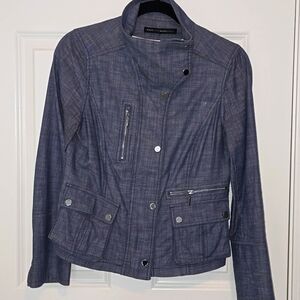 Vintage WHBM Denim Utility Jacket Size 6